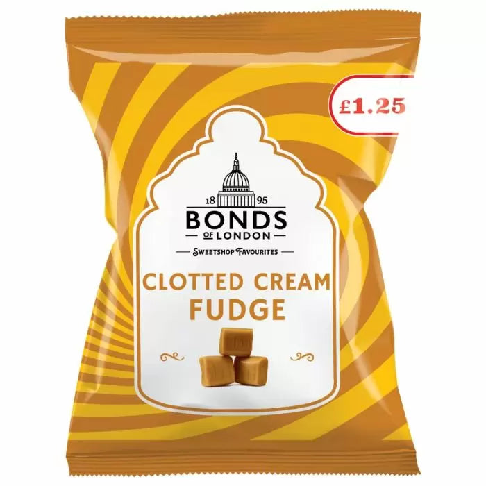 Bonds Clotted Cream Fudge Share Bag 120g £1.25 PMP