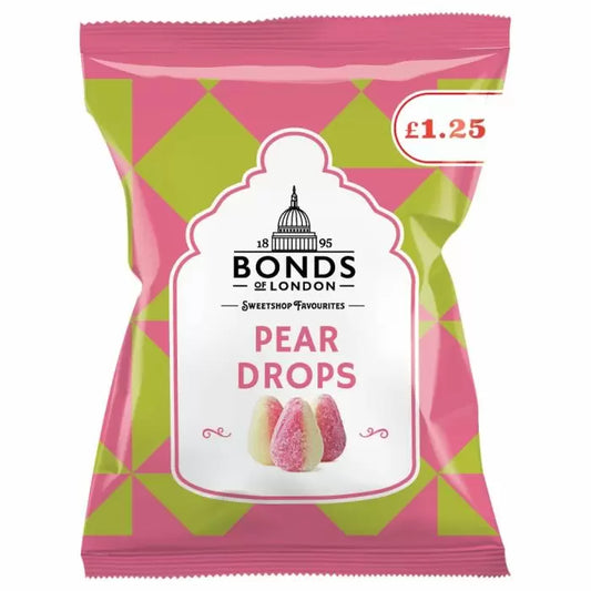 Bonds Pear Drops - 130g (PMP £1.25)