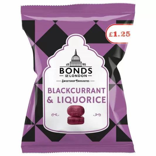 Bonds Blackcurrant & Liquorice 120g £1.25 PMP