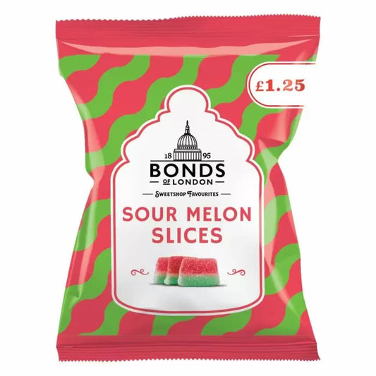 Bonds Sour Watermelon Slices Bags 130g £1.25 PMP