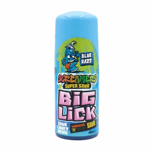 Zed Candy Screamers Blue Razz Big Lick - 60ml