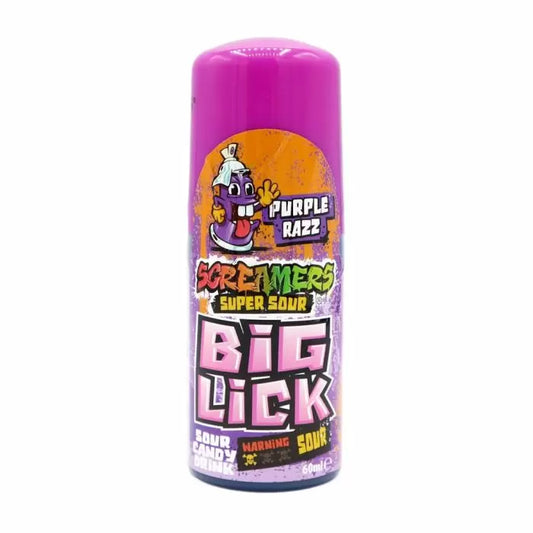 Zed Candy Screamers Purple Razz Big Lick - 60ml