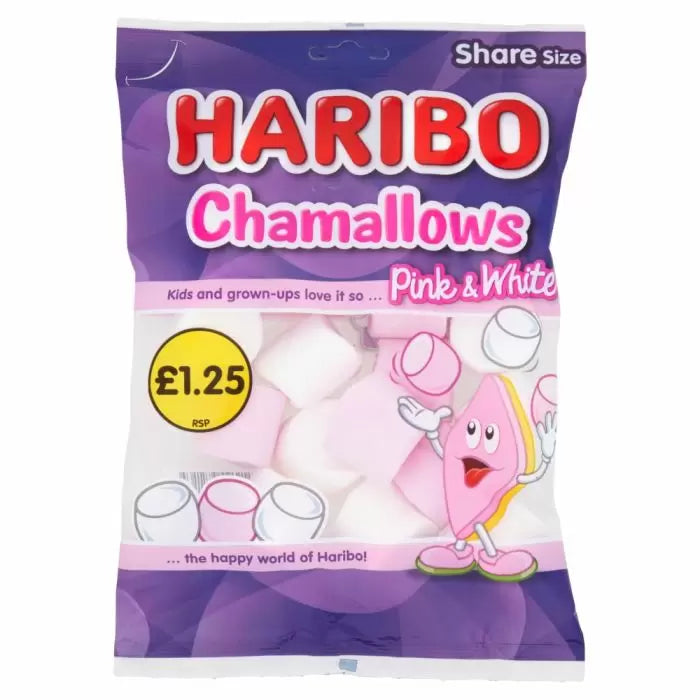 Haribo Chamallows Pink & White 140g £1.25 PMP