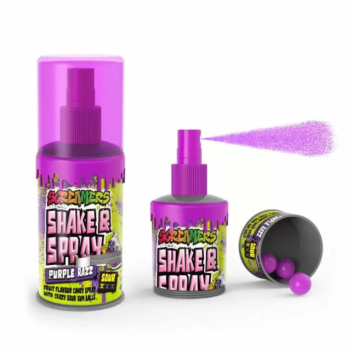 Zed Candy Screamers Purple Raspberry Shake & Spray - 60ml