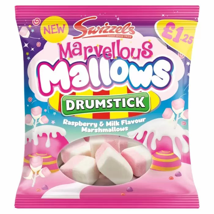 Swizzels Marvellous Mallows Bag (100g) - £1.25 PMP