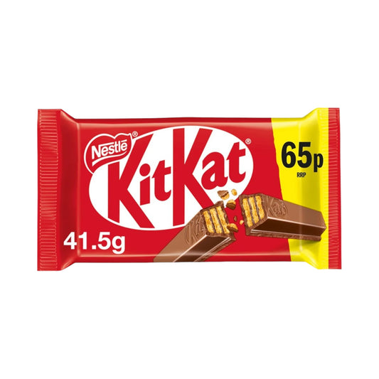 Kit Kat 4 Finger Milk Chocolate Bar - 41.5g (PMP 65P)