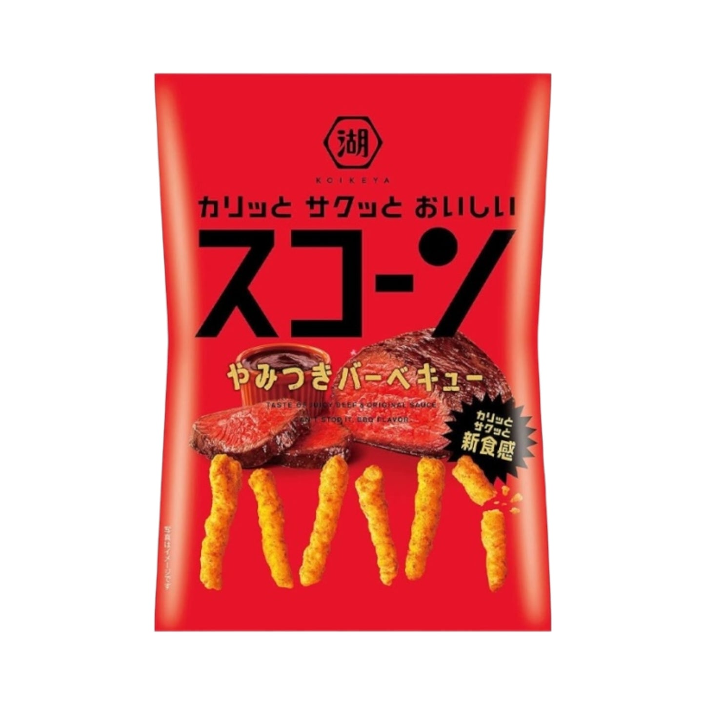 KOIKEYA Scorn Juicy Beef & Original Sauce BBQ Corn Snacks - 178g [Japan]