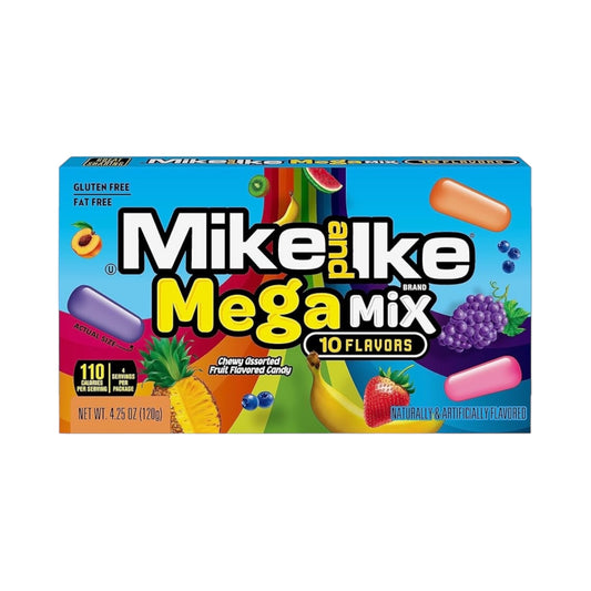 Mike And Ike Mega Mix - 4.25oz (120g) - Theatre Box