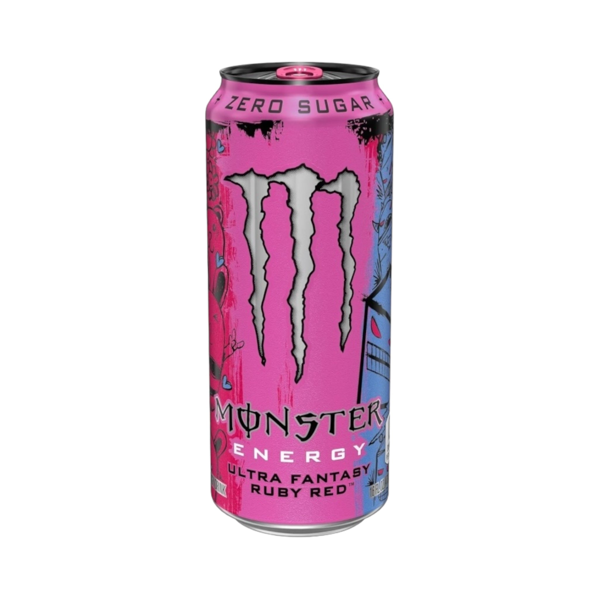 Monster Zero-Sugar Ultra Fantasy Ruby Red - 15.5oz (458ml) – USA Bites