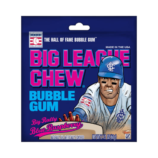 Big League Chew Blue Raspberry - 2.12oz (60g)