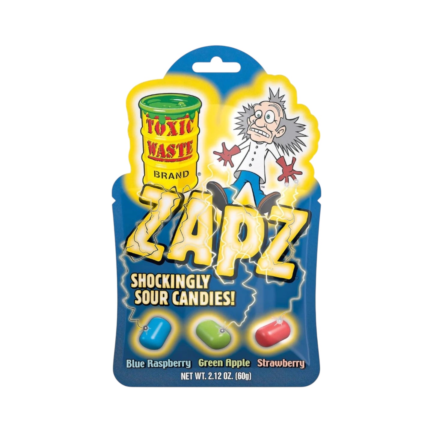 Toxic Waste Zapz Assorted Sour Candies - 2.12oz (60g)