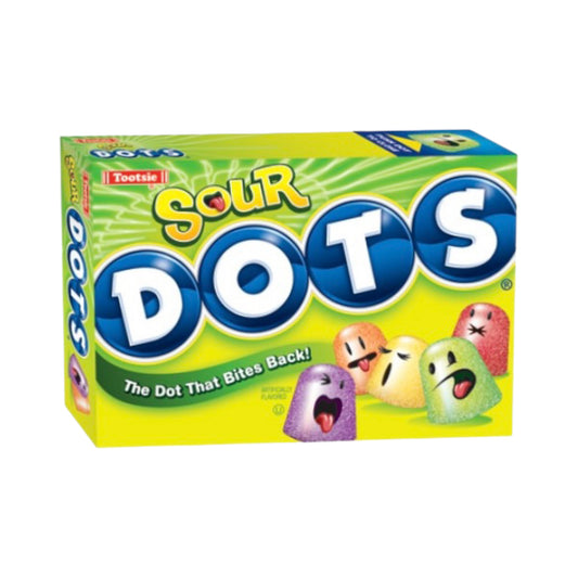 Tootsie Sour Dots - 6oz (170g) - Theatre Box
