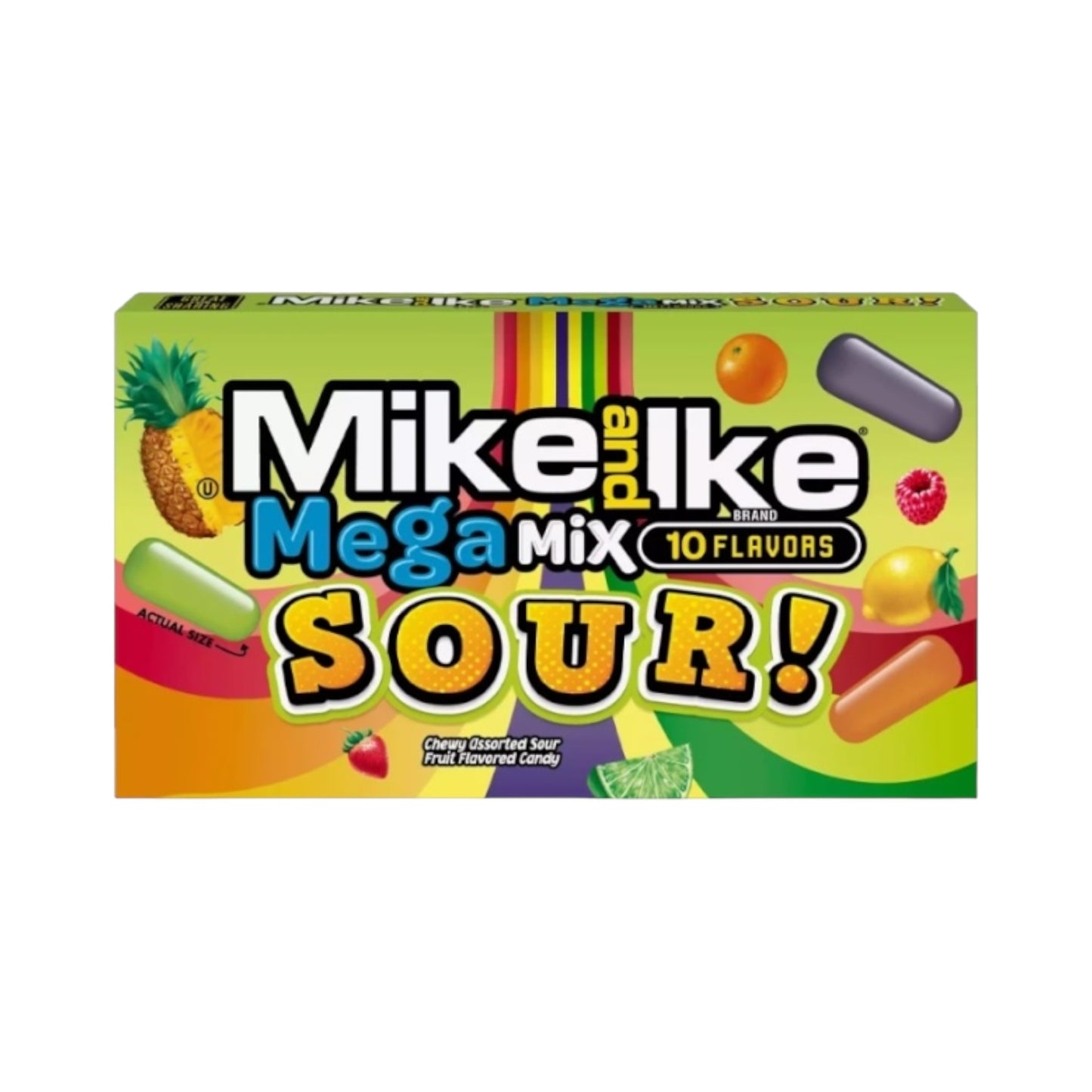 Mike And Ike Mega Mix Sour - 4.25oz (120g) - Theatre Box