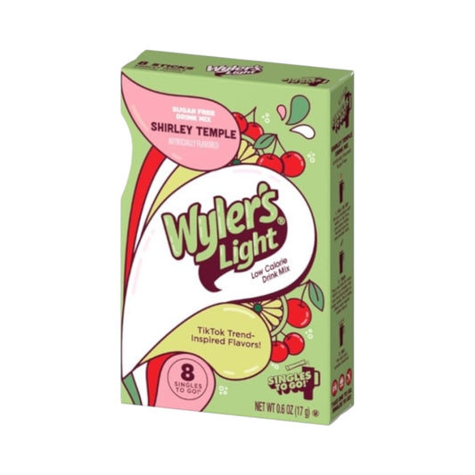 Wyler's Light Singles To Go Watertok Shirley Temple - 0.6oz (17g)