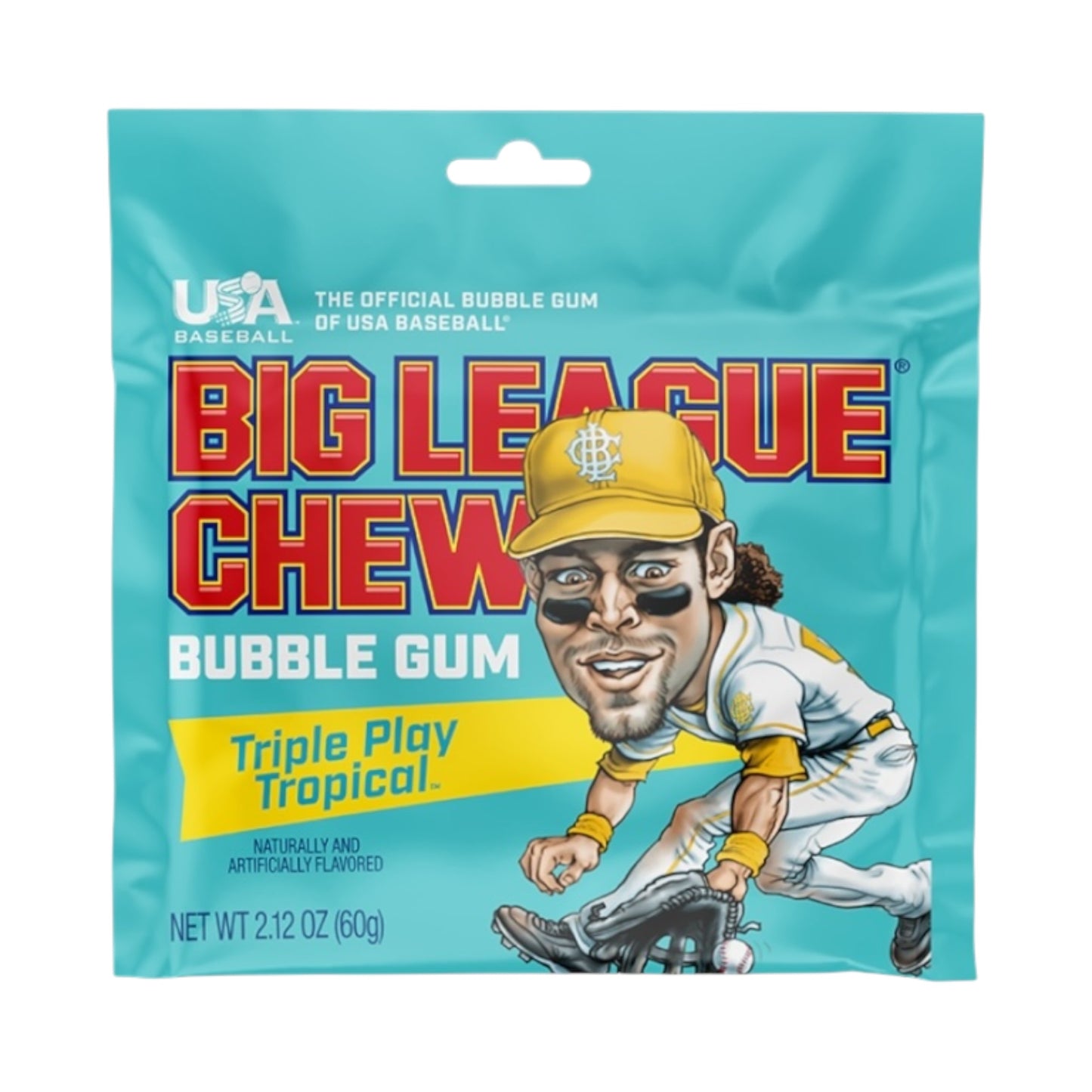 Big League Chew Triple Play Tropical - 2.12oz (60g)