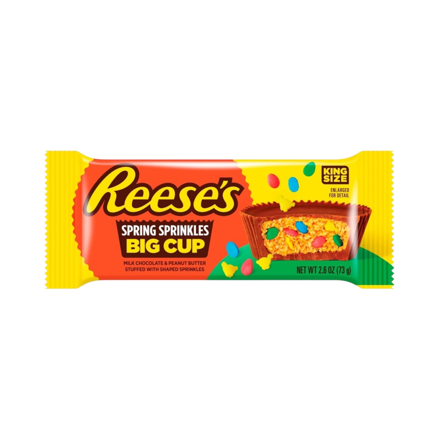 Reese's Peanut Butter Sprinkles Big Cup Kingsize - 2.6oz (73g)