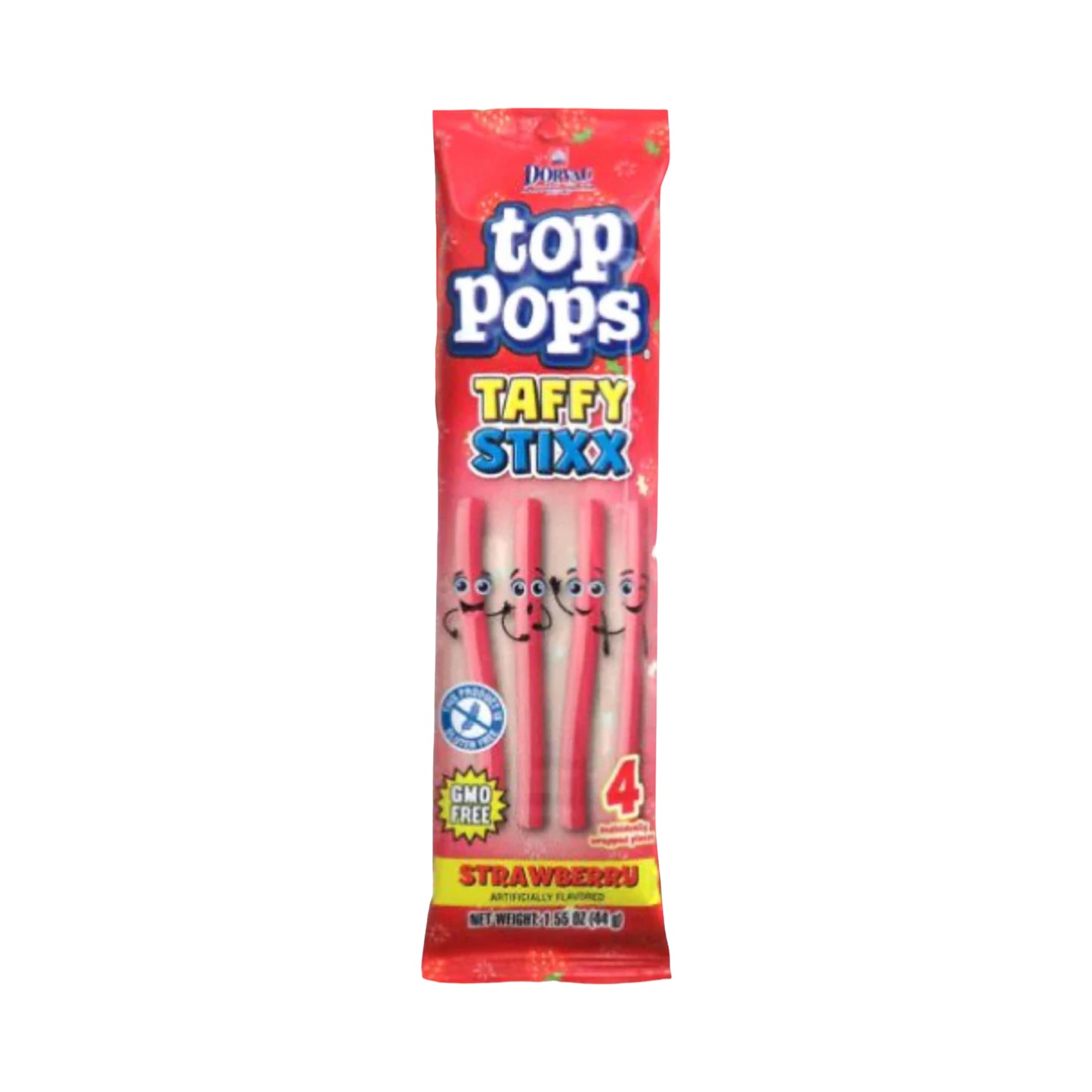 Top Pops Taffy Stixx Strawberry - 44g