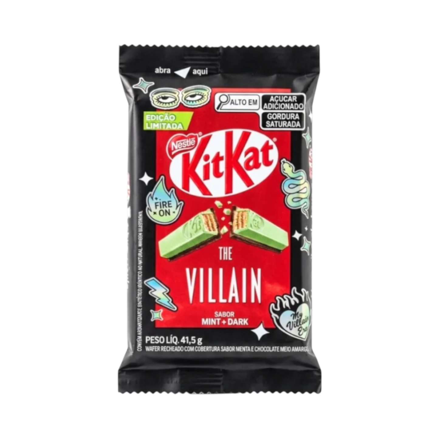 Kit Kat The Villain Mint Dark Chocolate - 41.5g [Brazil]