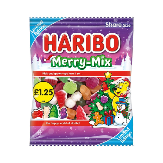 Haribo Limited Edition Merry Mix Bag - 140g (PMP £1.25)