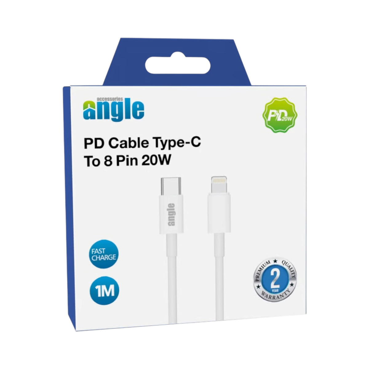 Angle Pd Cable Type C To 8 Pin