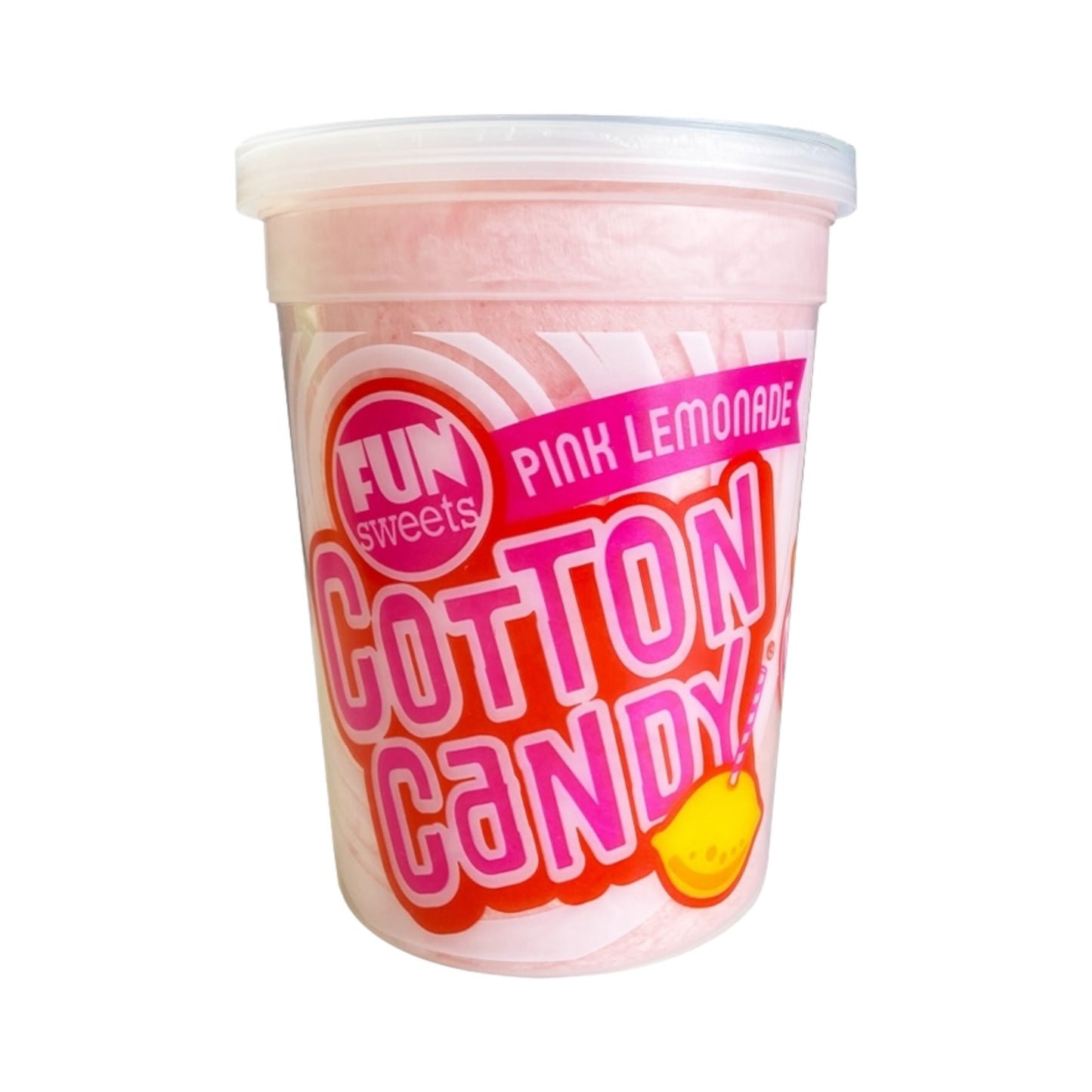 Fun Sweets Pink Lemonade Cotton Candy - 2oz (56g)