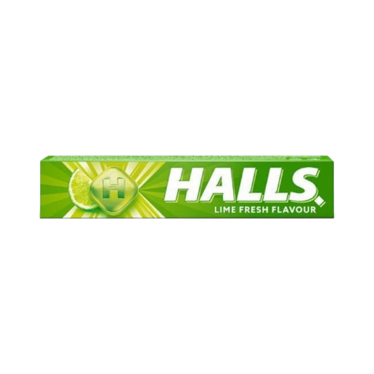HALLS Stick Candy Fresh Lime - 9pcs [Thailand]