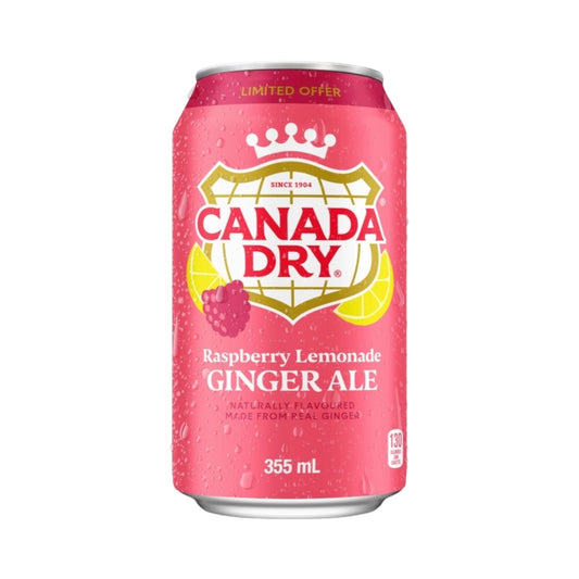 Canada Dry Raspberry Lemonade Ginger Ale - 355ml [Canadian]