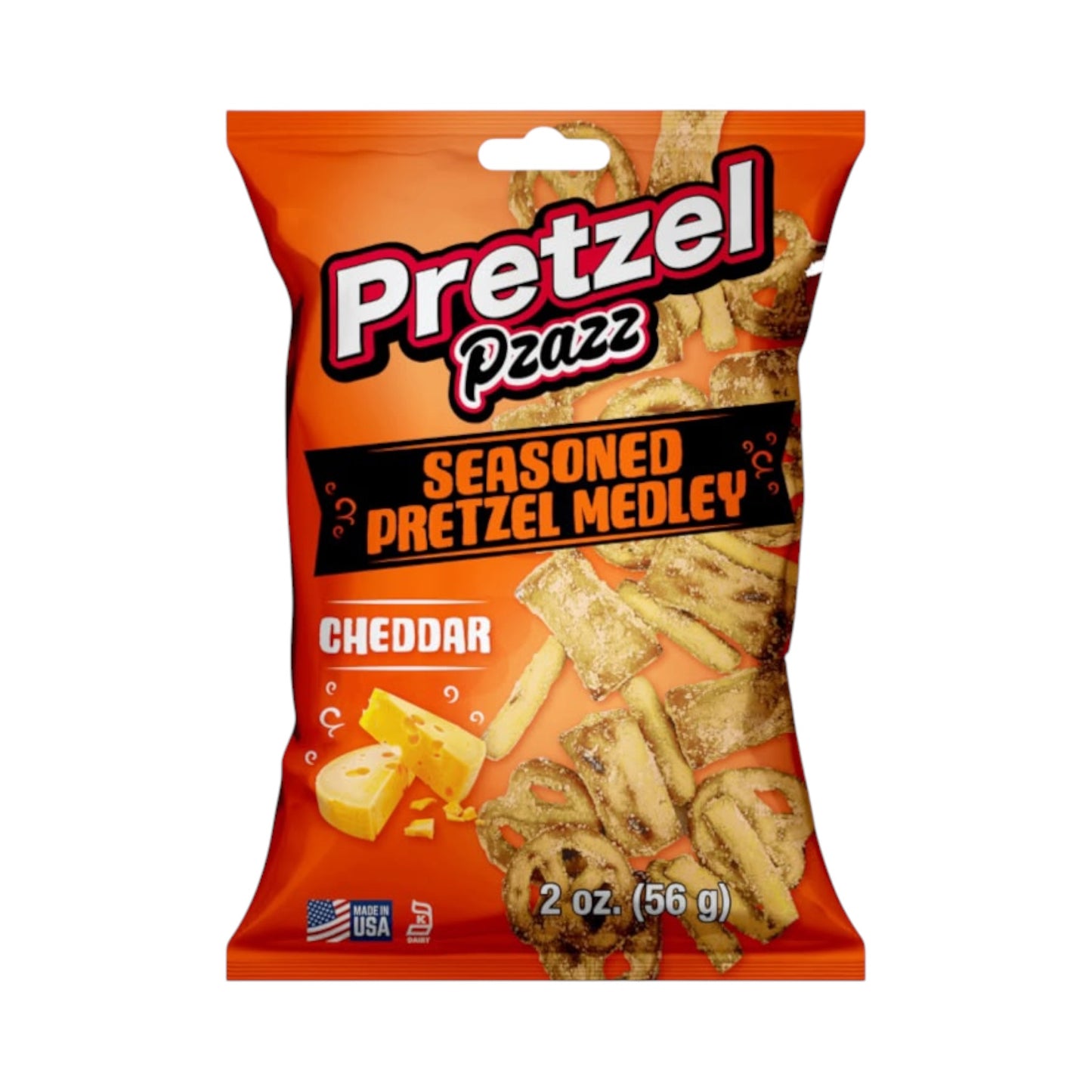 Pretzel Pzazz Cheddar - 2oz (57g)