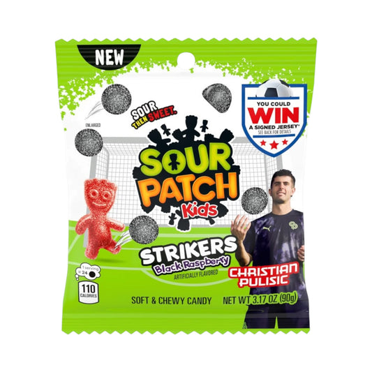Sour Patch Kids Limited Edition Strikers Black Raspberry - 3.17oz (90g)