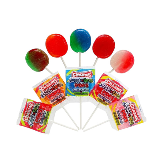 Charms Pop Sweet & Sour Lollipops - 0.62oz (17.5g)