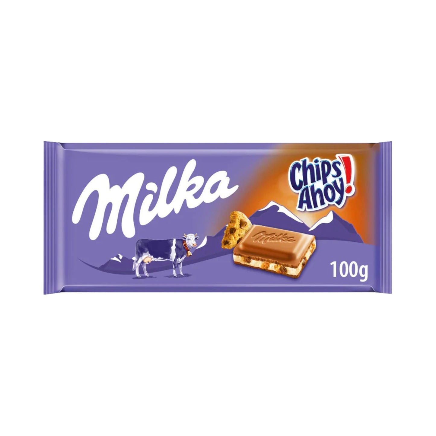Milka Chips Ahoy! Milk Chocolate Bar - 100g
