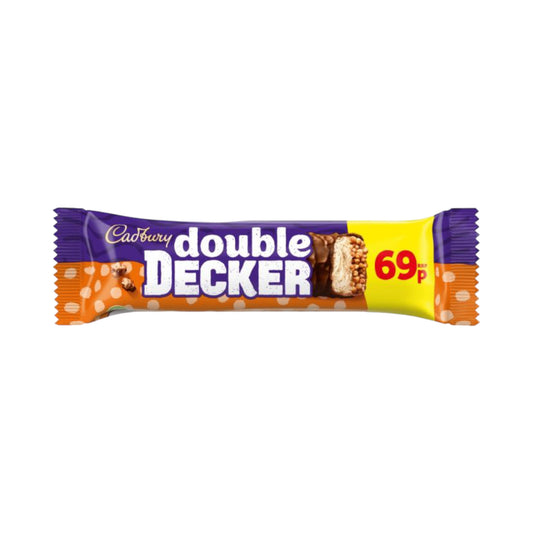 Cadbury Double Decker Chocolate Bar - 54.5g (PMP 69p)