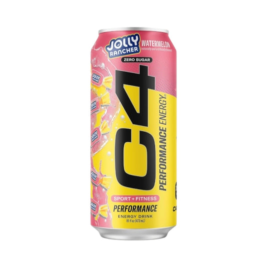 C4 Zero Sugar Energy x Jolly Rancher Watermelon - 16fl.oz (473ml)