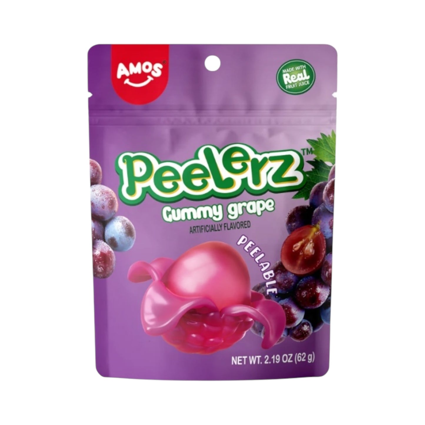 Amos Peelerz Gummy Grape - 6oz (170g)