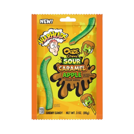 Warheads Ooze Chewz Sour Caramel Apple - 3oz (85g)