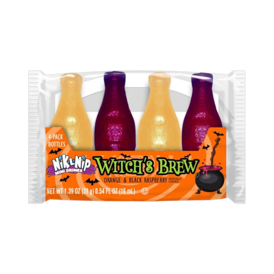 Nik-L-Nip Witch's Brew Wax Bottles 4Pk - 1.39oz (39g)