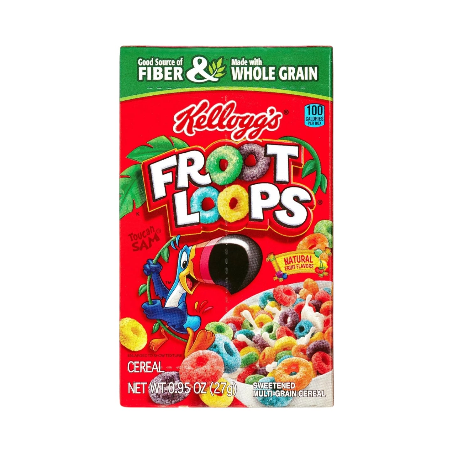 Mini Kellogg's Fruit Loops Cereal - 0.95oz (27g)