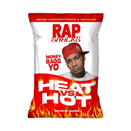 Rap Snacks Money Bagg Yo Heat vs Hot Chips - 2.5oz (71g)