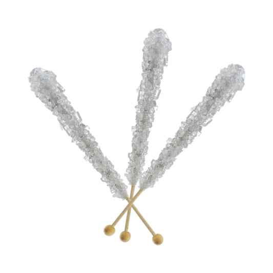 Espeez - Rock Candy on a Stick - Silver - SINGLE 0.8oz (22g)