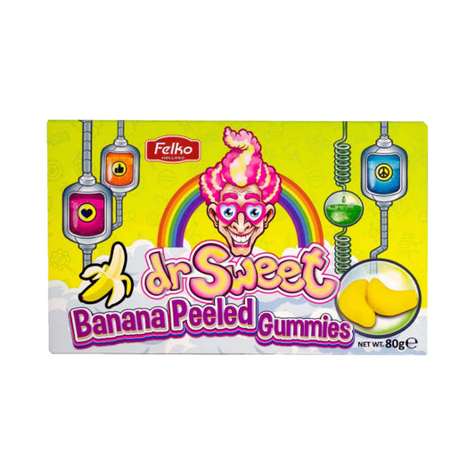 Dr Sweet Peeled Banana Gummies - 90g - Theatre Box