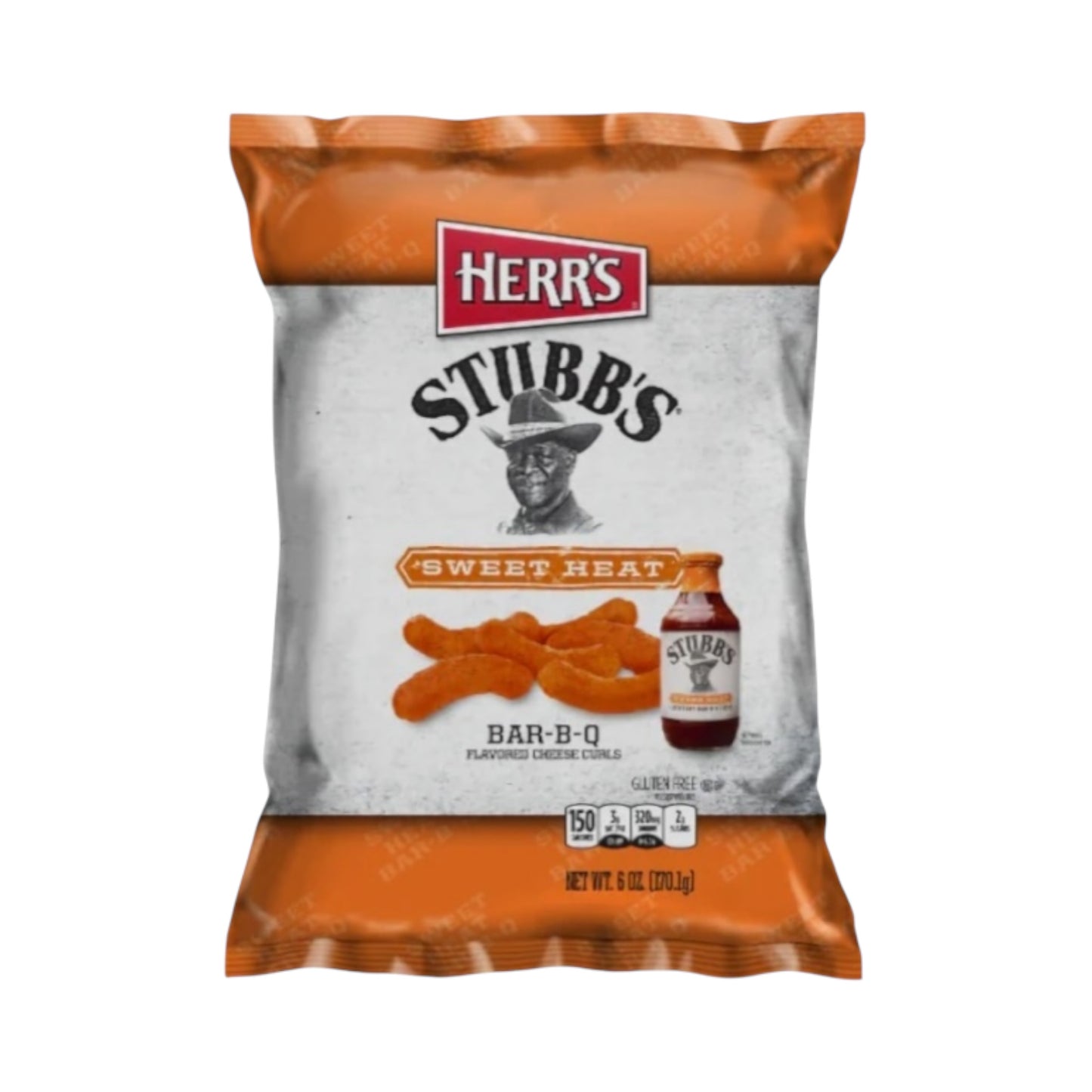 Herr's Stubb's Sweet Heat Bar-B-Q Curls - 6.5oz (170.1g)