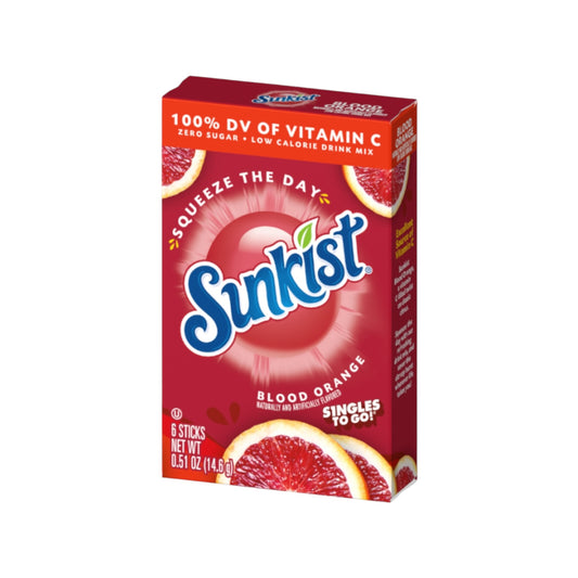 Sunkist Blood Orange Vitamin C Singles To Go - 0.53oz (15g)