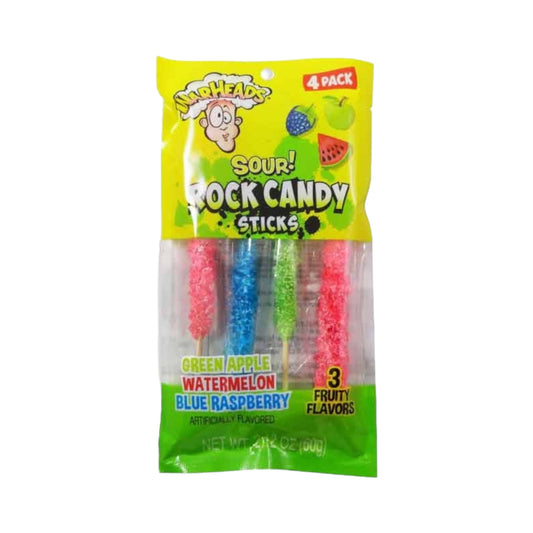 Warheads Sour Rock Candy Sticks Assorted - 2.12oz (60g)