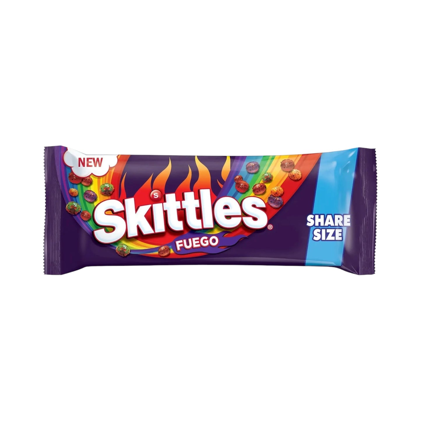 Skittles Fuego Chilli & Lime Covered Share Size Limited Edition - 3.4oz (97g)