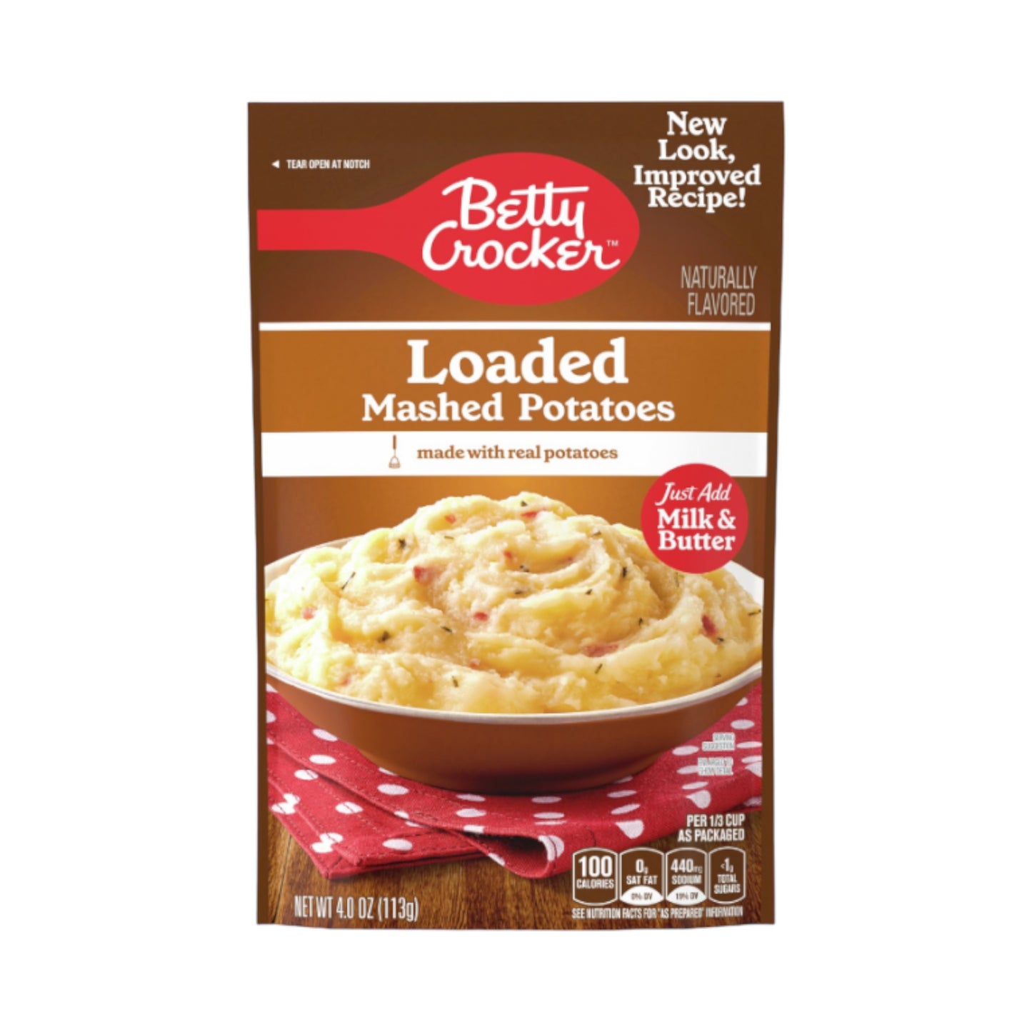 Betty Crocker Loaded Mashed Potatoes - 4oz (113g)