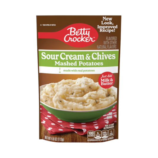 Betty Crocker Sour Cream & Chive Mashed Potatoes - 4oz (113g)