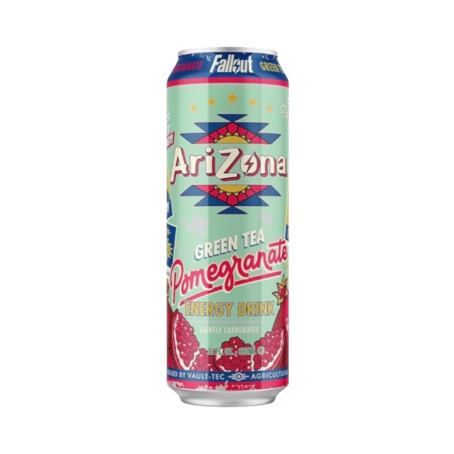 Arizona x Fallout Pomegranate Green Tea Energy Drink - 22fl.oz (650ml)