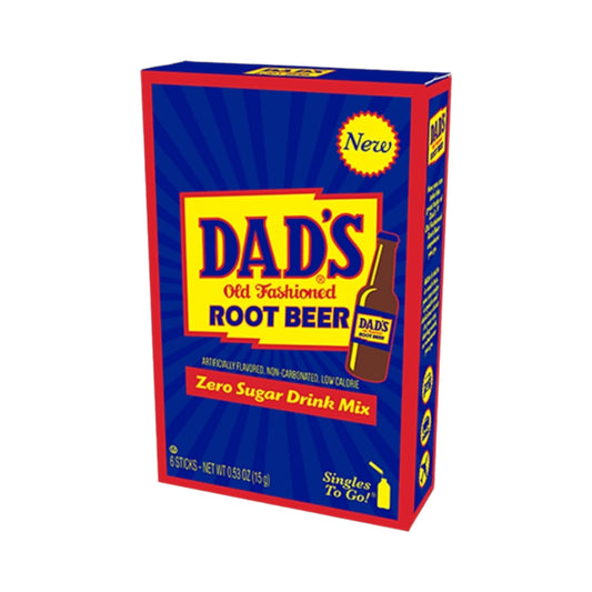 Dad's Root Beer Zero Sugar Drink Mix Singles To Go 0.53oz (15g)