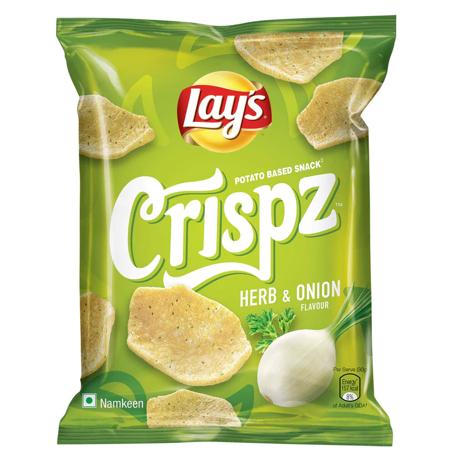 Lays Crispz Herb & Onion - 44g (India)