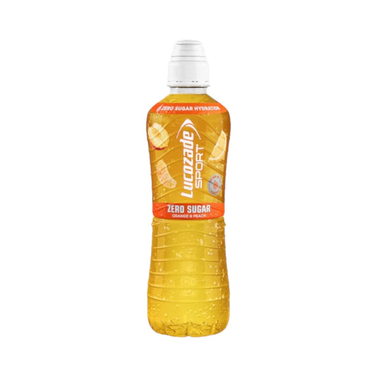 Lucozade Sport Zero Sugar - Orange & Peach - 500ml (PMP £1.50)